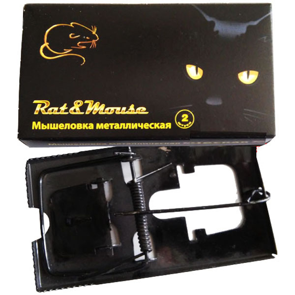 Мышеловка металлическая Rat&Mouse 2шт