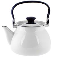 Чайник 3л с метал. ручкой сферич. белый без декора 42104-122-У4 /4шт/Керчь