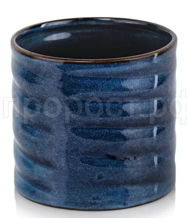 Кашпо Vintage d13; h13см синий 074672