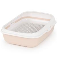 Туалет д/кошек ALTA глубокий с бортом на ножках бежевый/4шт/М8542