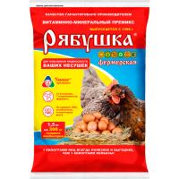 Птица Премикс Рябушка Фермерская д/сх птицы 1% 1,5кг/Капитал-Прок