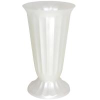 Вазон д/срезки Цветочный №4 17л белый 