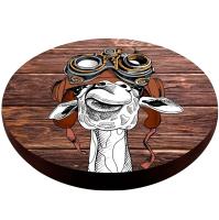 Лежанка матрас круглый M 47*47*6см ЛД-123 Креативный жираф