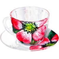 Чайная пара Живая природа Китайская роза /337-Д 