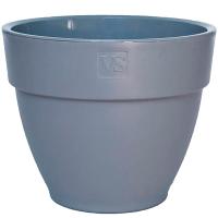 Кашпо Лори 15,6л серый с дренаж вставкой /1шт/ЭД