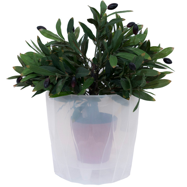 Кашпо д/орх Флюте 3л прозрачный /12шт/ДТ