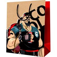 Пакет подарочный 18*23*10см "Perfect" крафт MESHU/Рельеф