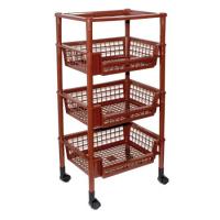 Полка д/ванной коричневая 05116 /Милих