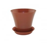 Кашпо Сити 0,7л терракотовый С11-19 