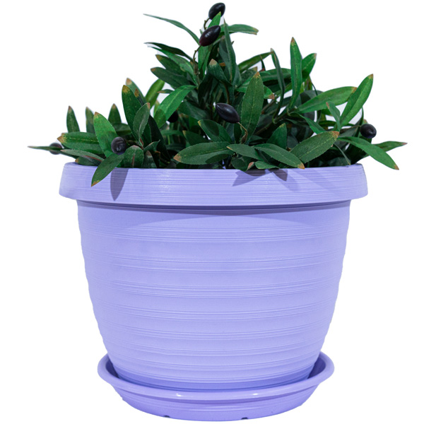 Цветочный горшок Толедо 7л лаванда с поддоном 5PL0478
