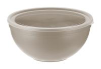 Миска с крышкой круглая 4л капучино М1304 