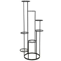Подставка ЛОФТ напольная КАСКАД 7 гор 50-12 черная РЗДИ