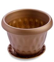 Кашпо "Розетта" 4,9л золото С128ЗОЛ