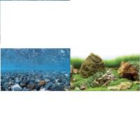 Фон для аквариума Горная река/Зеленое море 45см*15м BACKGROUND 056