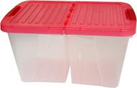 Контейнер 18л двухсекционный 05006