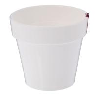 Кашпо Порто 2,4л белый со вставкой
