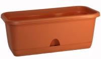 Балконный ящик 40см Ламела терракот М3220