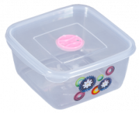 Бутербродница СВЧ 1л квадратная 05015