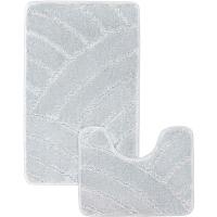 Комплект ковриков д/ванной и WC Радуга 50*80/40*50см светло-серый МС2-078 /25шт/ My Crystal