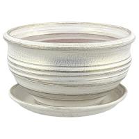 Фиалочница Кантри №0 бел/жемч 16см 32-023/697380