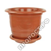 Кашпо Виола 10л терракот/М1537