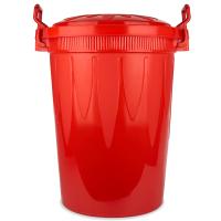 Бак 85л универсальный с крышкой красный /Дон