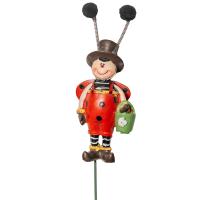 Стикер Божья коровка-дачник большая (12шт) KXY13A6259