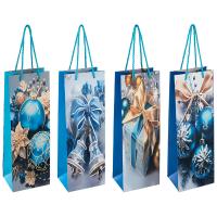 Пакет подарочный д/бутылки Шары 110425