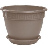 Цветочный горшок Антик 3,6л фраппе с поддоном 5PL0440