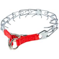 Ошейник строгий ZooOne-PRO Red 3,2мм*63см усил.c разворот.пласт.разнонаправ. зубья 3263-PRO/Пет Лайн
