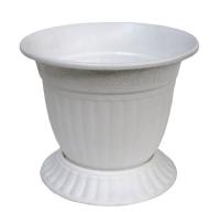 Кашпо Венеция №1 1л белый 07071