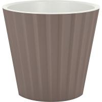 Кашпо Sand D190 3,3л французский платан с вставкой IG64011 /9шт/ПР