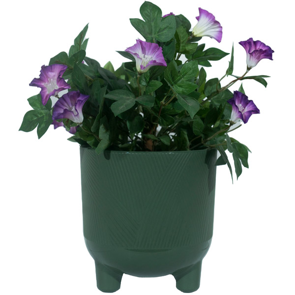 Кашпо Фита 4,3л нефрит с вставкой 19*20см ФИ19-32 /8шт/ЛГ