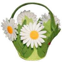 Корзинка из фетра Ромашка QX2-4005-1
