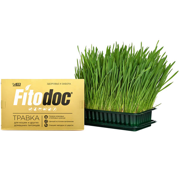 Травка д/кошек и др. питомцев Фитодок (лоток)/AB1753/