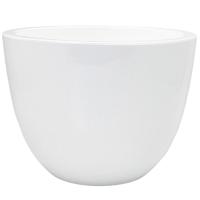 Кашпо Орфей 6л белый с вставкой 24*18см ОРф24-10 /4шт/ЛГ