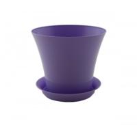 Кашпо Сити 0,7л лавандовый С11-21