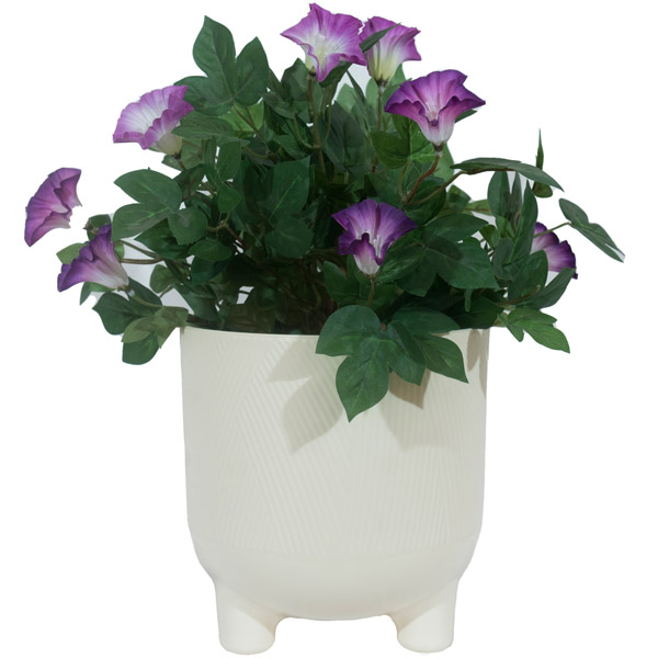 Кашпо Фита 4,3л ванильный с вставкой 19*20см ФИ19-31 /8шт/ЛГ