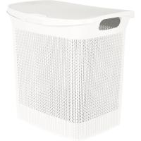 Корзина д/белья Keeplex Ajur 35л 43*34*45см белое облако KL4100/3шт/ПР