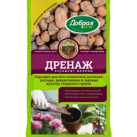 Дренаж Добрая Сила 2л мелкий 10шт Дренаж Добрая Сила 2л мелкий 10шт