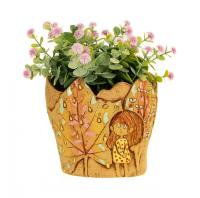 Весенний сад с девочкой 13см 118-249-01