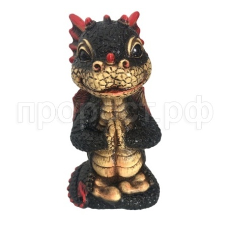 Копилка Дракончик медитирует (черный) L9W8H14,5 716353/SK229