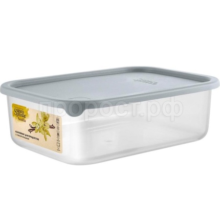 Контейнер д/продуктов 1л Sugar&Spice прямоуг. трюфель с гибкой крышкой SE1677 /15шт/ПР