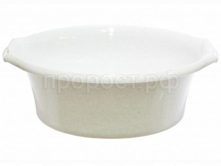 Таз 12л Водолей круглый мрамор С612 /18шт/Мартика