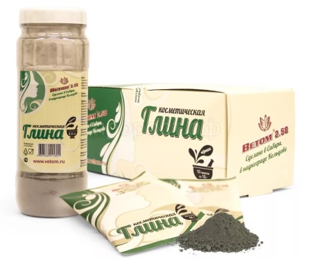 П Глина косметическая Ветом черная 10г 2.58 "Исследовательский Центр" Россия