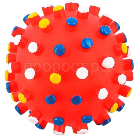 Игрушка с Мяч Мина резиновый 10см/27754627/Каскад