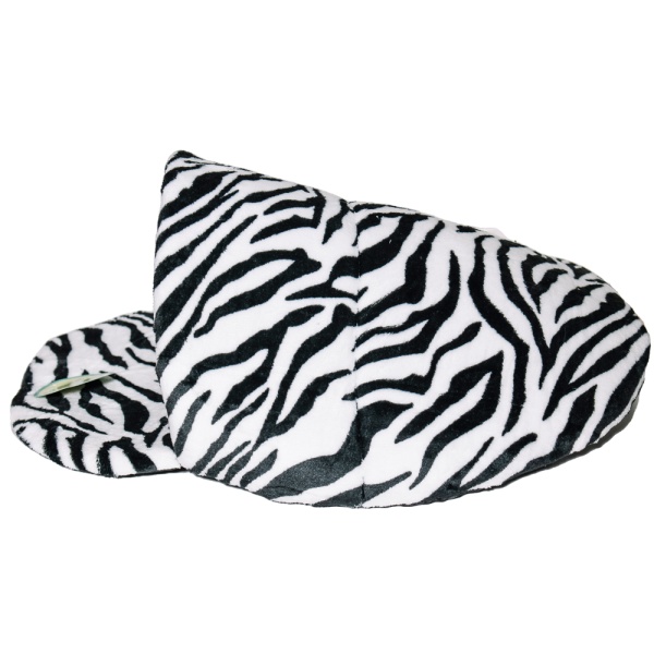 Лежак тапок стеганый поролоновый принт САФАРИ ЗЕБРА 52*46*20см/DONBARON