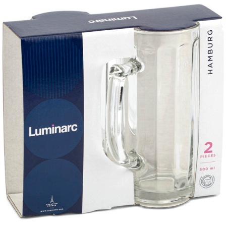 Набор бокалов для пива ГАМБУРГ 500мл 2шт /H5072/6шт/LUMINARC