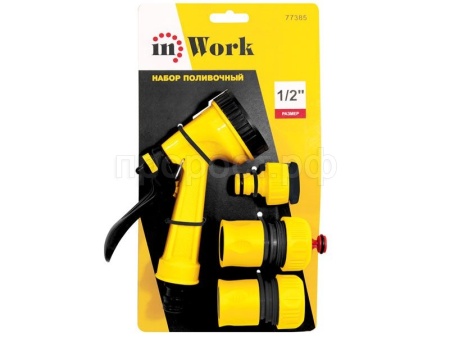 Полив Набор поливочный 1/2 inWork 77385 /100шт/ USP