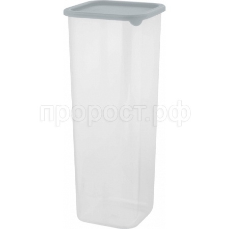 Емкость д/сыпуч. 1,9л Sugar&Spice квадрат. трюфель с гибкой крышкой SE1686 /8шт/ПР